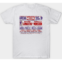 T-shirt pour hommes Sammartino Monsoon Vintage Poster Wrestling — T-shirts pour hommes