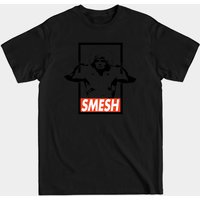 T-shirt Khabib Smesh pour hommes en bleu royal — T-shirts pour hommes