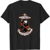 T-shirt Noir pour Hommes Clippers Hockey