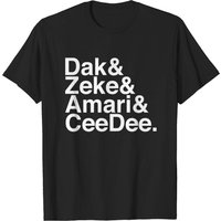 T-shirt pour hommes Dak Zeke Amari Ceedee Dallas