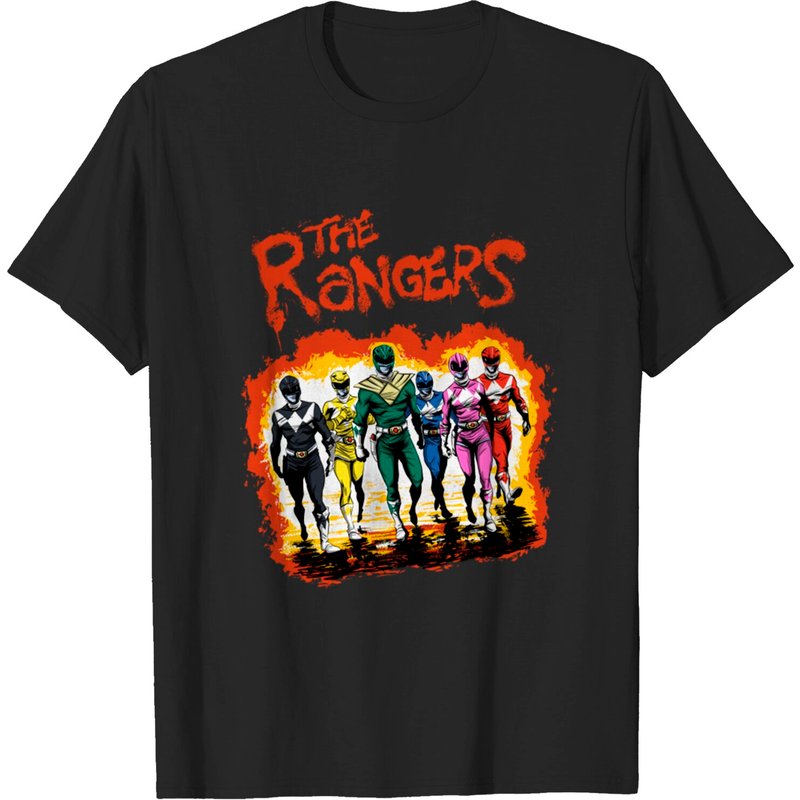 T-shirt pour hommes Power Rangers - The Rangers — T-shirts pour hommes