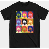 Warhol Maradona Men's Black T-Shirt — Mens T Shirts