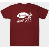 T-shirt Vintage Oklahoma Sooners - Motif Blanc Sooners