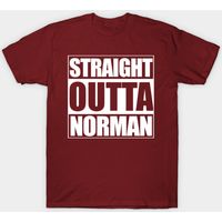 T-shirt Fan Straight Outta Norman Oklahoma Sooners pour Hommes