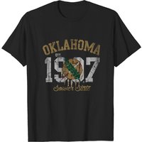 T-shirt pour hommes Vintage Oklahoma Sooner State — T-shirts pour hommes