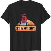 Austin Powers Get In My Belly T-Shirt for Men - Black