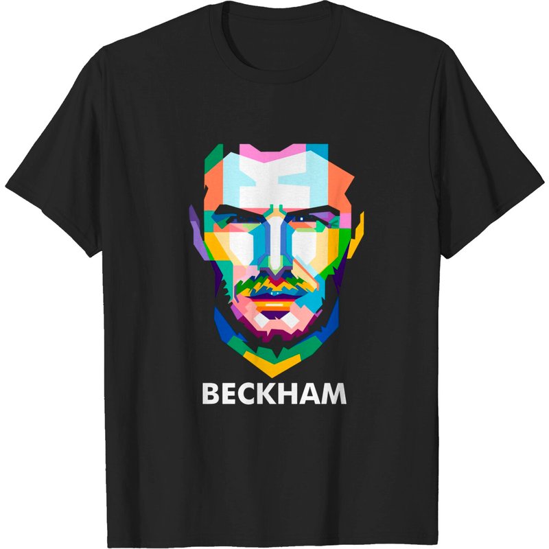 David Beckham Men's Black T-Shirt