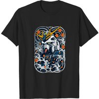T-shirt Noir pour Hommes Nu Gundam — T-shirts pour hommes