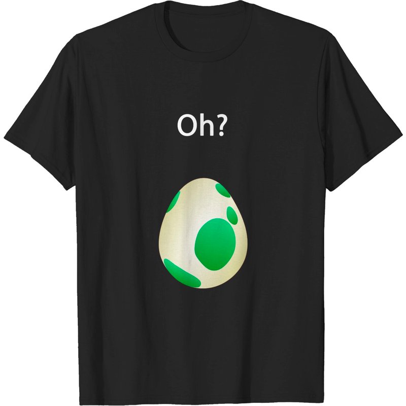 Monster Go - Egg T-Shirt for Men - Black — Mens T Shirts