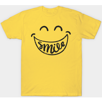 Smile Funny T-Shirt for Men - Black