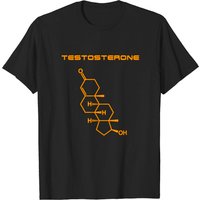 Testosterone Men's Orange Fitness T-Shirt