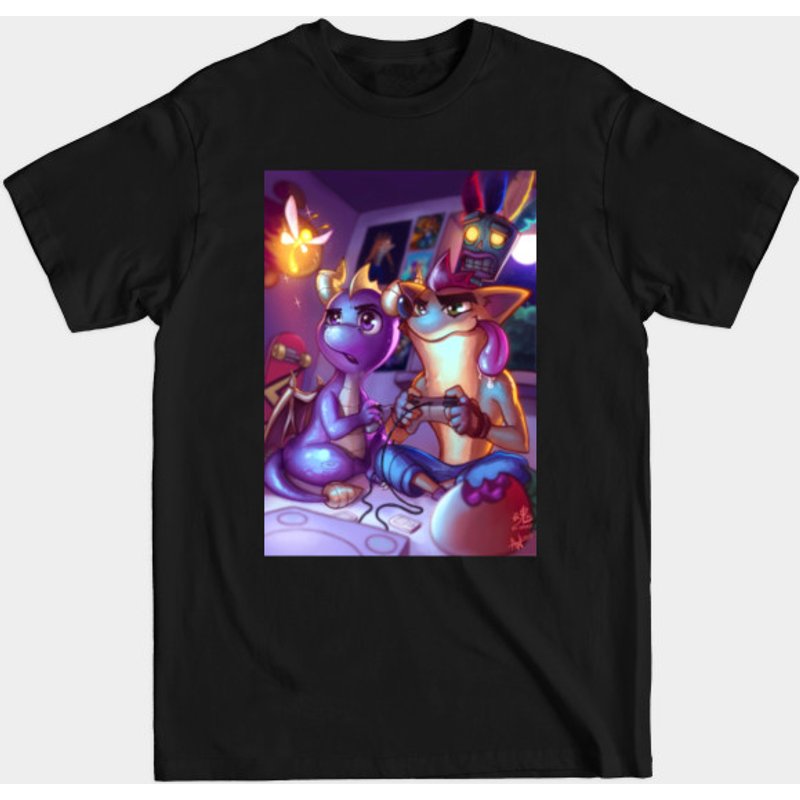 Spyro Vs Crash - Spyro Men's T-Shirt