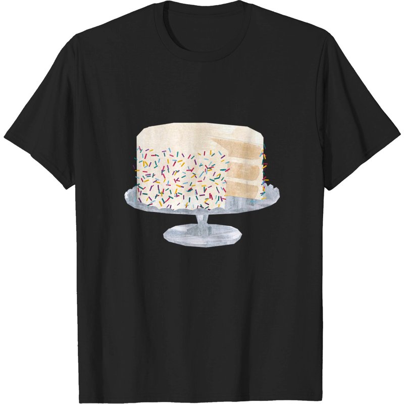 T-shirt noir pour homme Cake — T-shirts pour hommes