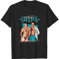 T-shirt pour hommes Tom Selleck Design esthétique des années 80
