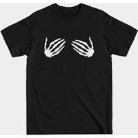 T-shirt pour hommes Naughty Skeleton Hands — T-shirts pour hommes