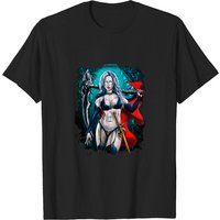 T-shirt pour hommes Lady Death en noir — T-shirts pour hommes