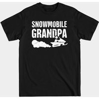 T-shirt Snowmobile Grandpa pour hommes