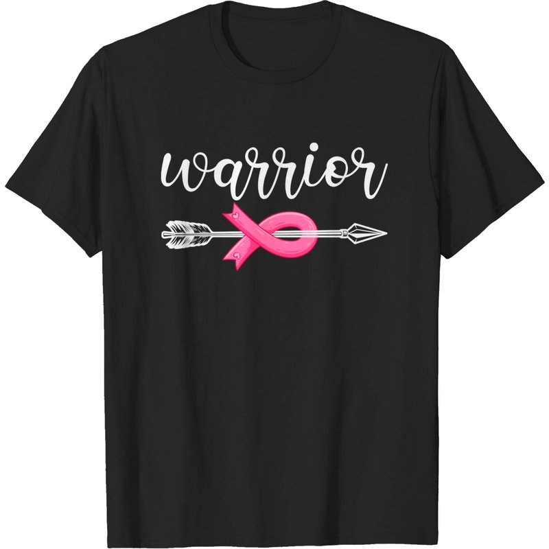 T-shirt pour hommes de sensibilisation au cancer du sein en noir — T-shirts pour hommes
