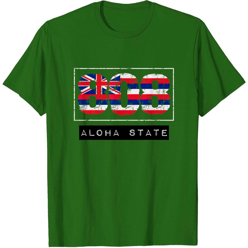808 Aloha State par Hawaii Nei All Day T-shirt pour hommes — T-shirts pour hommes