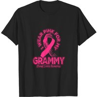 Dans cette famille, personne ne lutte seul contre le cancer du sein - T-shirt pour hommes — T-shirts pour hommes