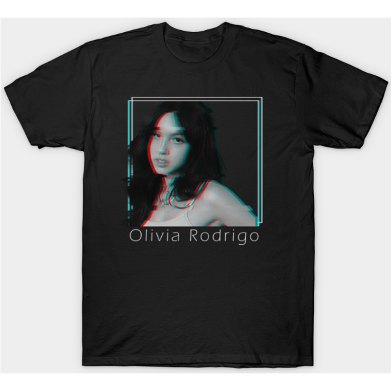 Olivia Rodrigo Men's Black T-Shirt — Mens T Shirts