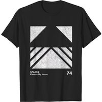 T-shirt Sparks Kimono My House Design Graphique Minimal pour Hommes — T-shirts pour hommes