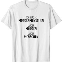 T-shirt Je Déteste les Gens du Matin pour Hommes