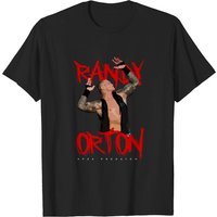 T-shirt Noir Randy Orton pour Hommes — T-shirts pour hommes