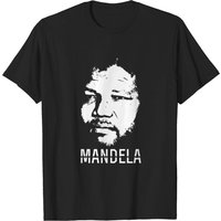Nelson Mandela - T-Shirt for Men in Black