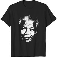 T-shirt pour hommes Nelson Mandela - Noir — T-shirts pour hommes