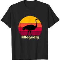 Allegedly Men's Black T-Shirt