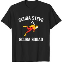 T-shirt pour hommes Scuba Steve Squad en noir — T-shirts pour hommes