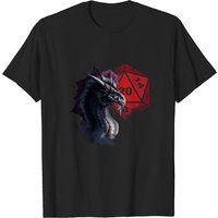 Silver Dragon Dungeons and Dragons Men's T-Shirt