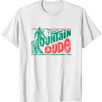 Mountain Dude Sasquatch Distressed T-Shirt for Men — Mens T Shirts