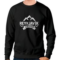 Sweat-shirt unisexe Vintage Reykjavik Islande — Sweats à capuche pour hommes