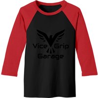 Vice Grip Garage Men's Baseball Tees Black/Red — Mens T Shirts