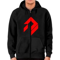 Destiny : Symbole Siva Rouge Hoodie Zippé Unisexe — Sweats à capuche pour hommes