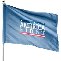 America First Double-Sided House Flags