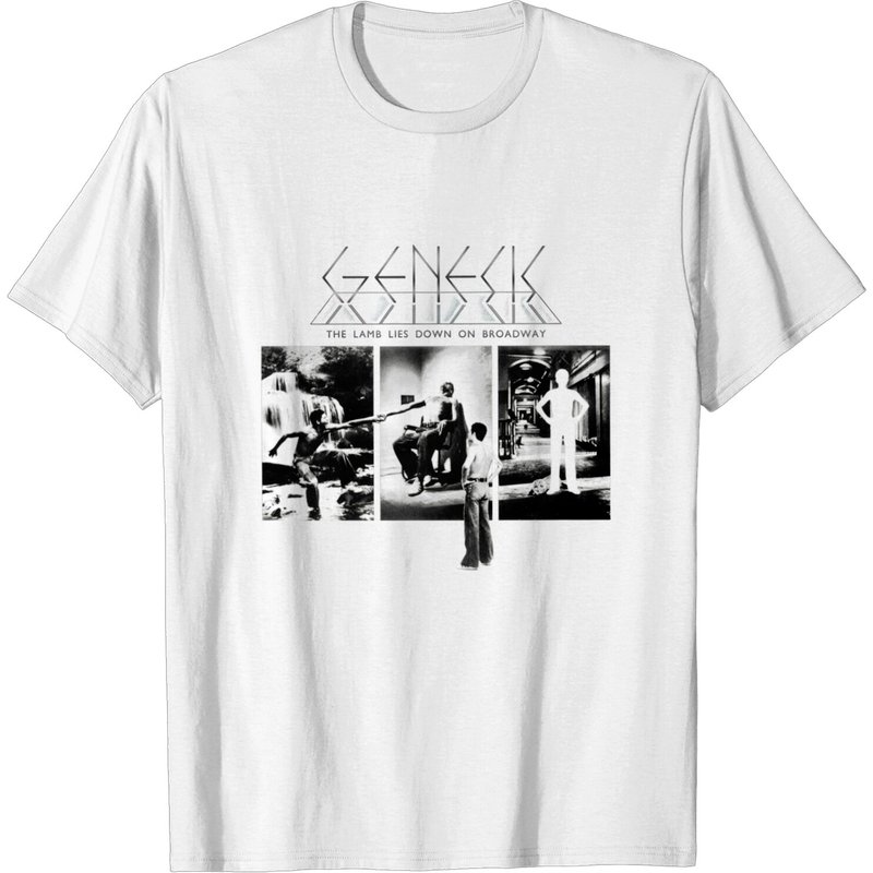 T-shirt Officiel Genesis The Lamb Lies Down On Broadway Rock — T-shirts pour hommes