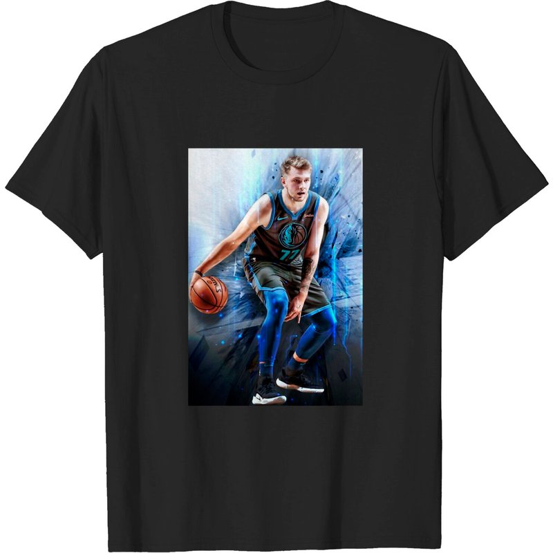 T-shirt Classique Doncic Luka pour Hommes - Noir — T-shirts pour hommes