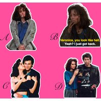 Heathers Stickers - Kiss-Cut Vinyl Decals — Stickers & Decals