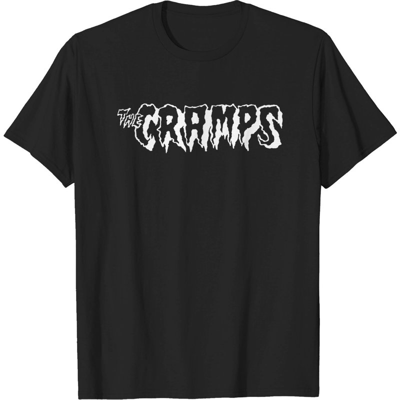 T-shirt unisexe The Cramps : Logo - Blanc (Rouge) — T-shirts pour hommes