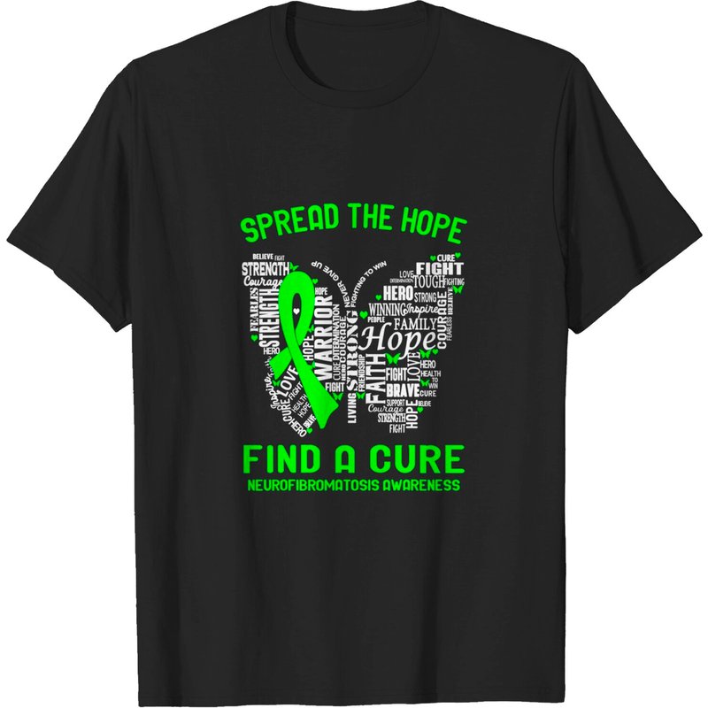 T-shirt de sensibilisation Neurofibromatose Spread The Hope Find A Cure — T-shirts pour hommes