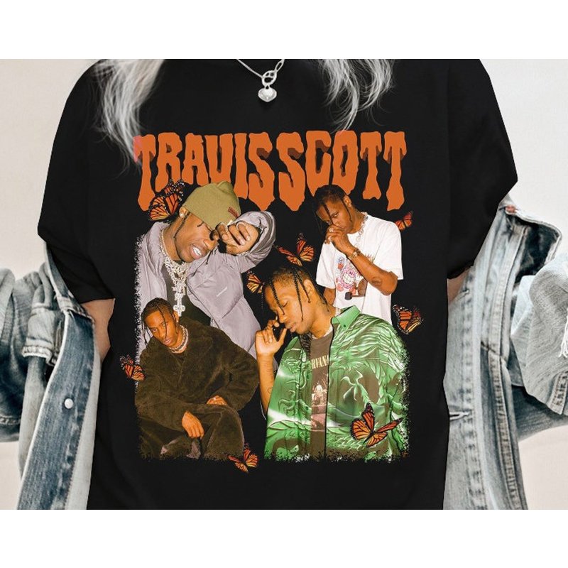 Travis Scott Vintage Rap Tee for Men