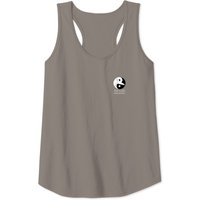 Tai Chi Wellbeing Men's Tank Top with Black and White Logo — Mens T Shirts
