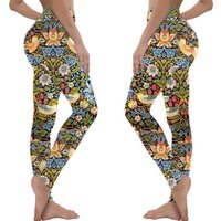 William Morris Strawberry Thief Design 1883 Women's Leggings