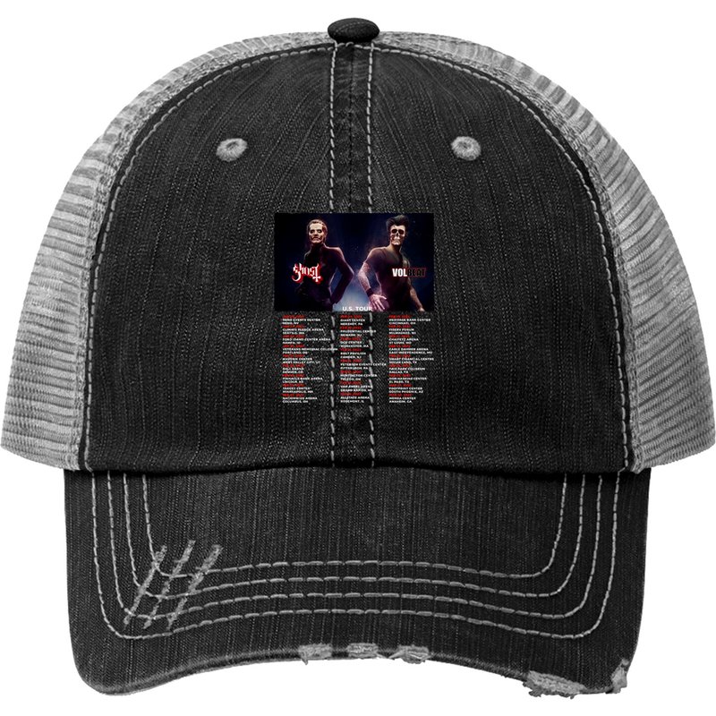 Casquette Trucker Tour 2022 Ghost avec Volbeat USA — Casquette de baseball