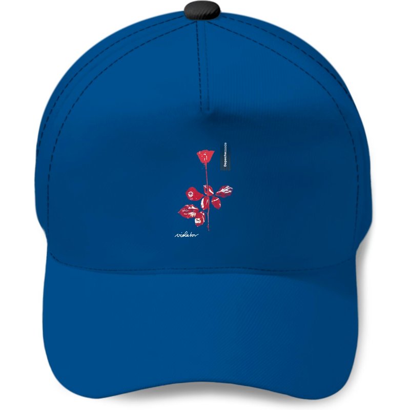 Casquette Souple Depeche Mode en Bleu Royal — Casquette de baseball