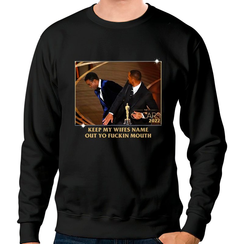 Sweatshirt Will Smith gifle Chris Rock Oscars 2022 — Sweats à capuche pour hommes