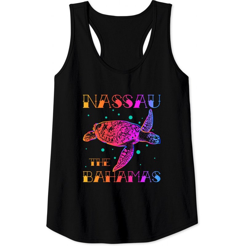Débardeur Nassau Bahamas Tortue de Mer pour Hommes — T-shirts pour hommes